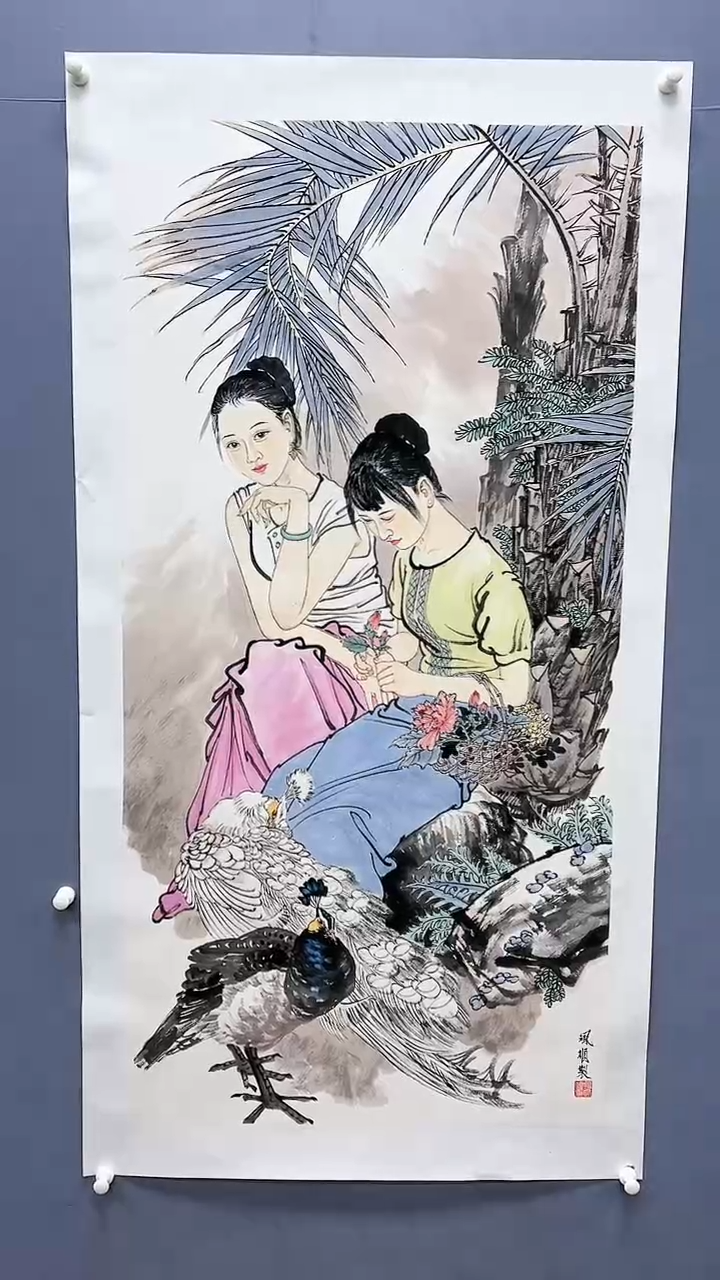 【闪购商品】绘画杨风顺绘画8平尺人物金奖作品