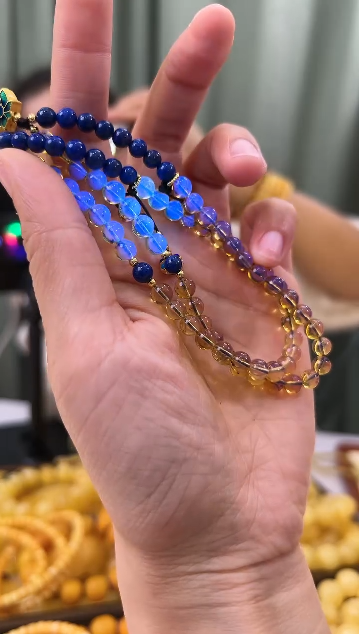 【闪购商品】琥珀手串未镶嵌蜜蜡手机挂多样性发其中一件