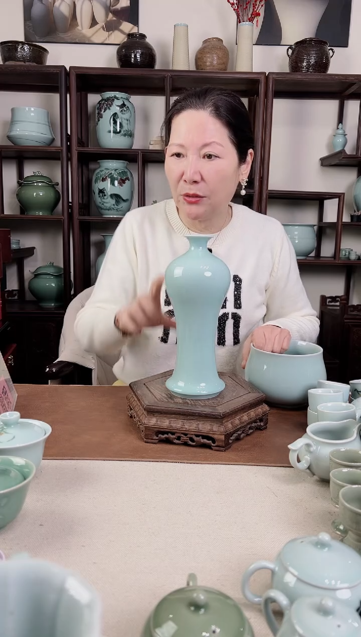 【闪购商品】杯纯手工 粉青 美人醉