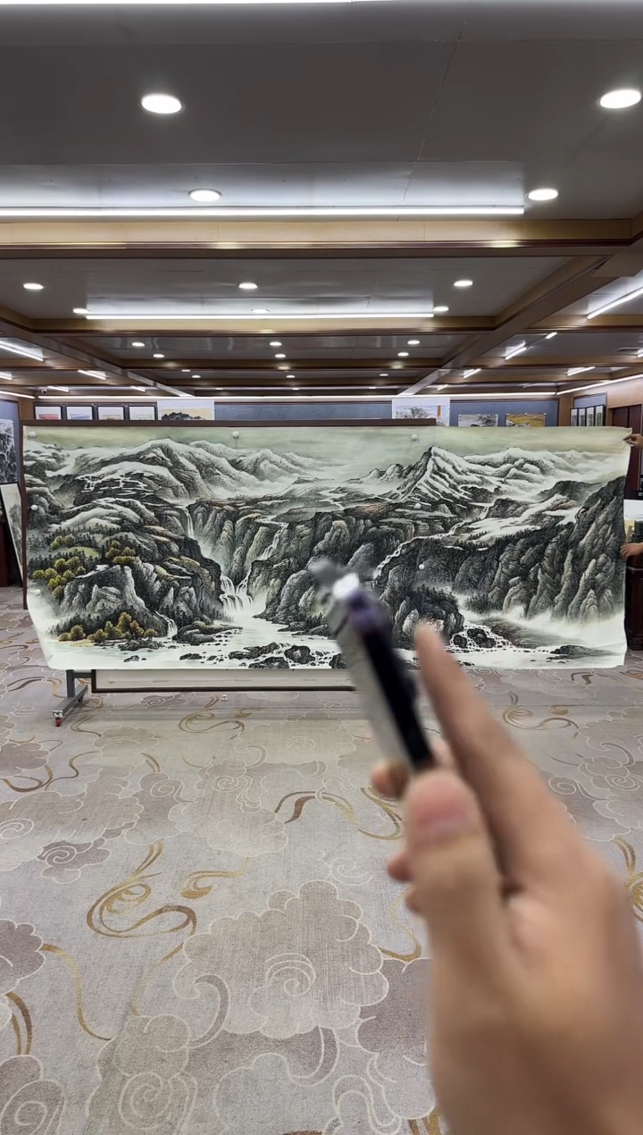 【闪购商品】绘画M 邵明义-大丈二-山水国画