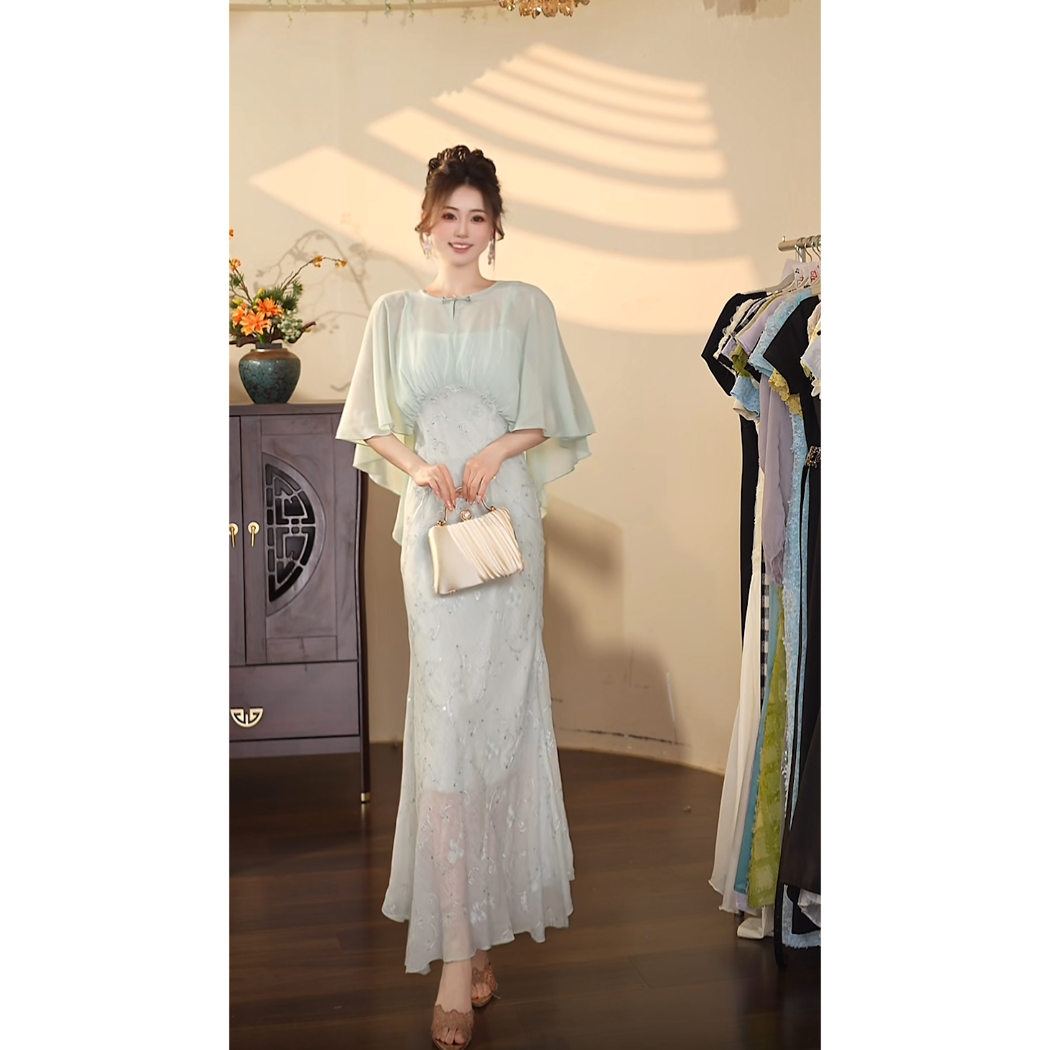 瑞瑞定制-1431（枯木逢春）Q7690连衣裙