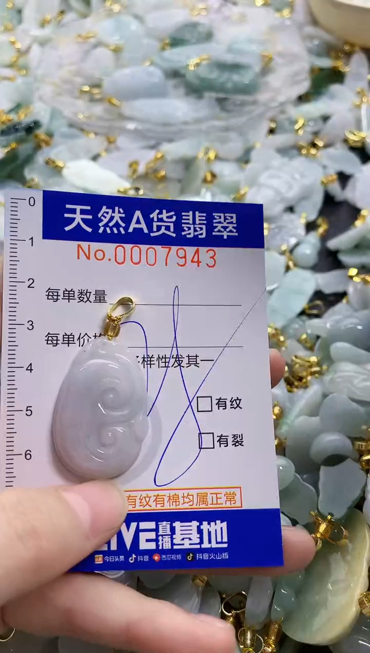 颈饰未镶嵌翡翠天然A货翡翠