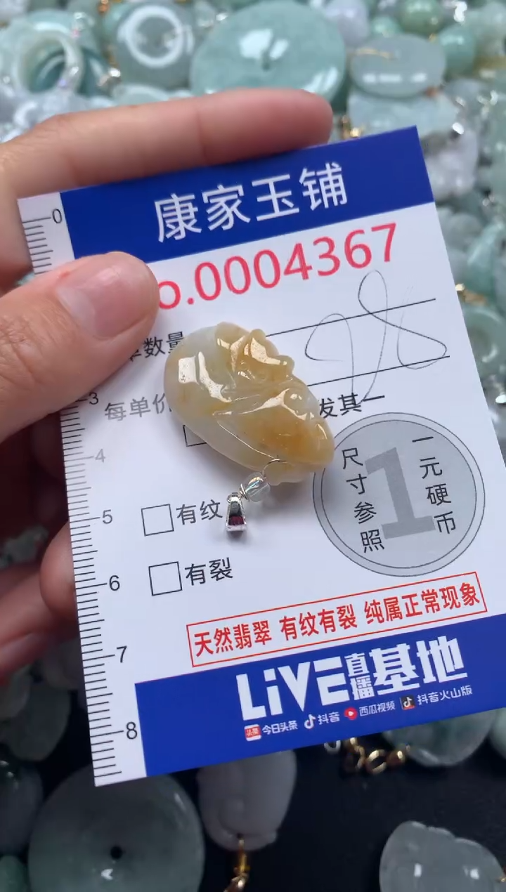 颈饰未镶嵌翡翠4367