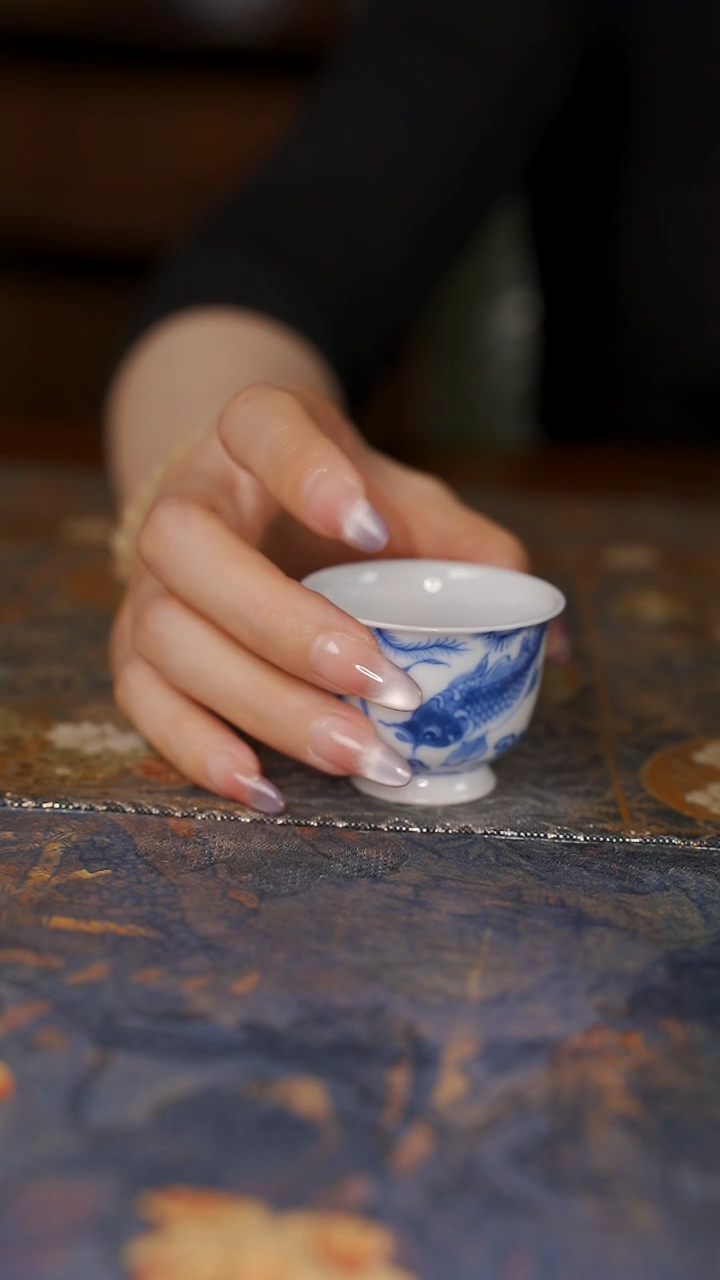 杯望月怀古 鱼澡小杯