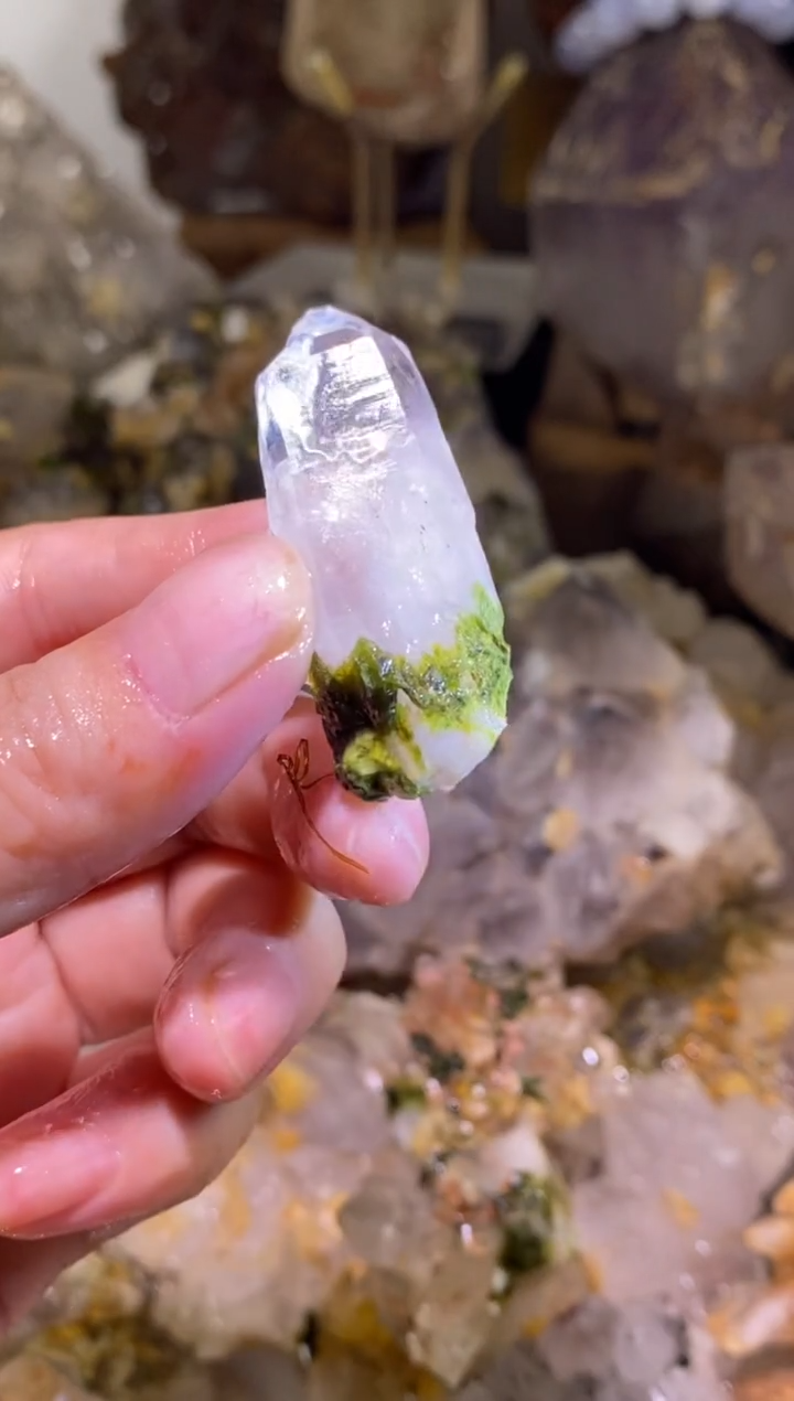 未镶嵌珠宝半成品水晶21号四川超七花园水晶