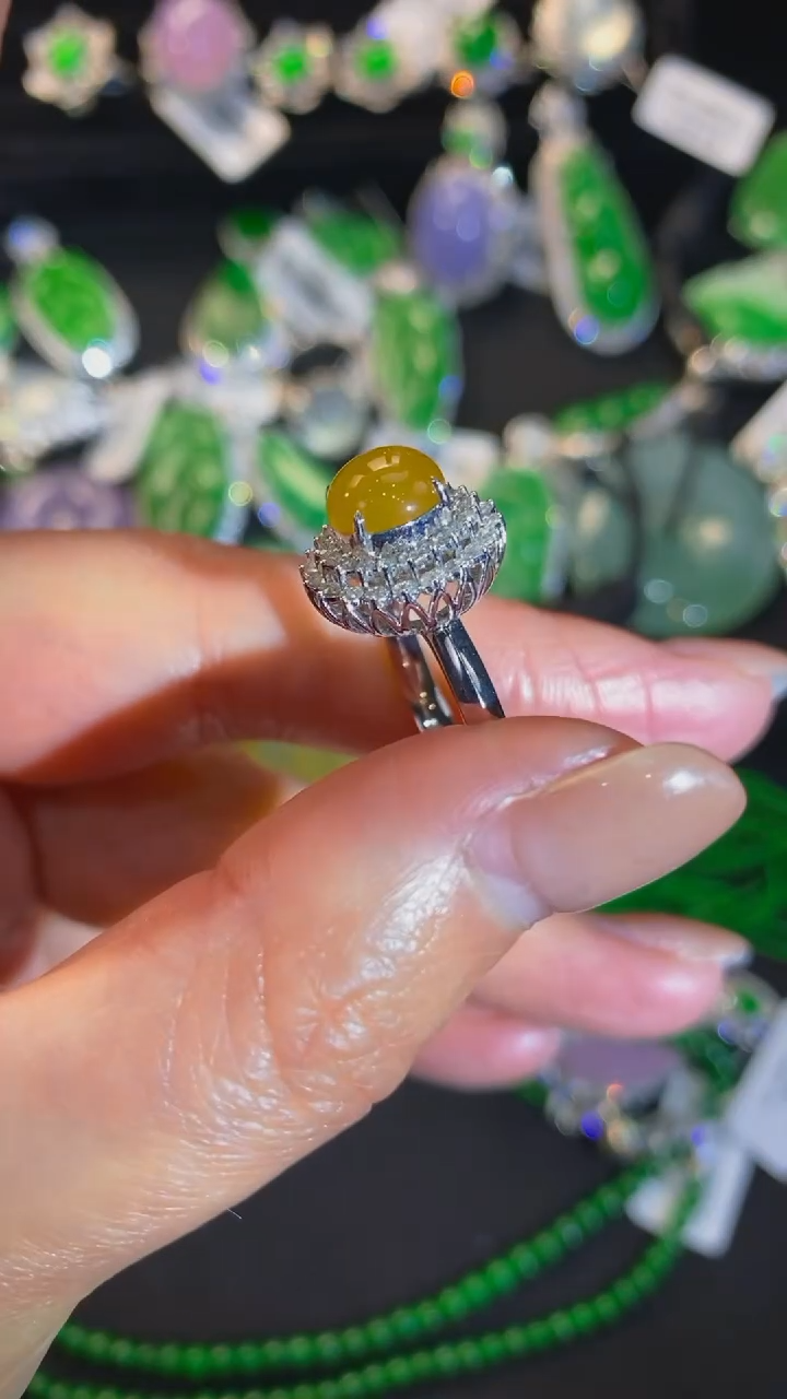 【闪购商品】翡翠颈饰未镶嵌戒指