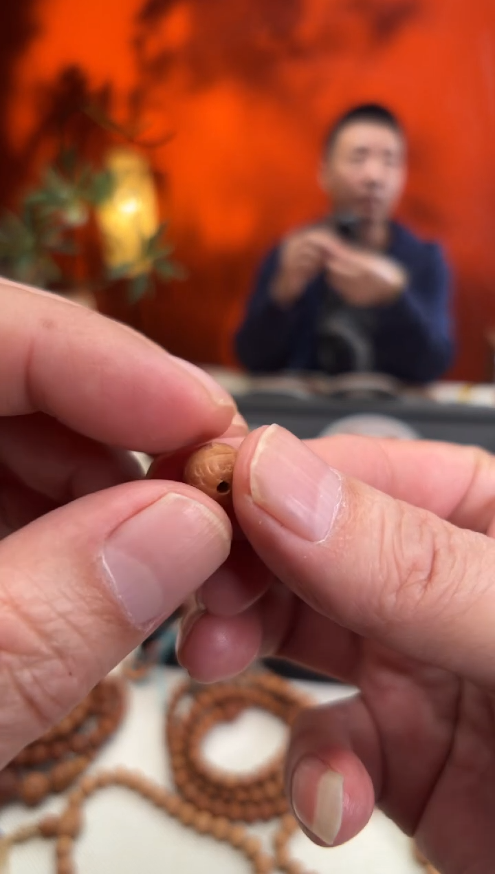 【闪购商品】凤眼菩提手串9.3毫米一颗，打金锭