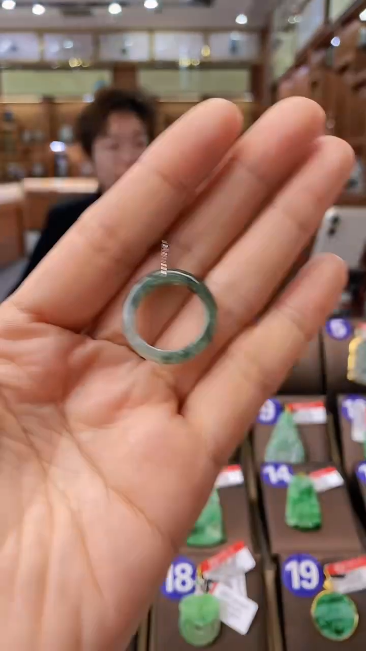【闪购商品】翡翠戒圈未镶嵌戒指