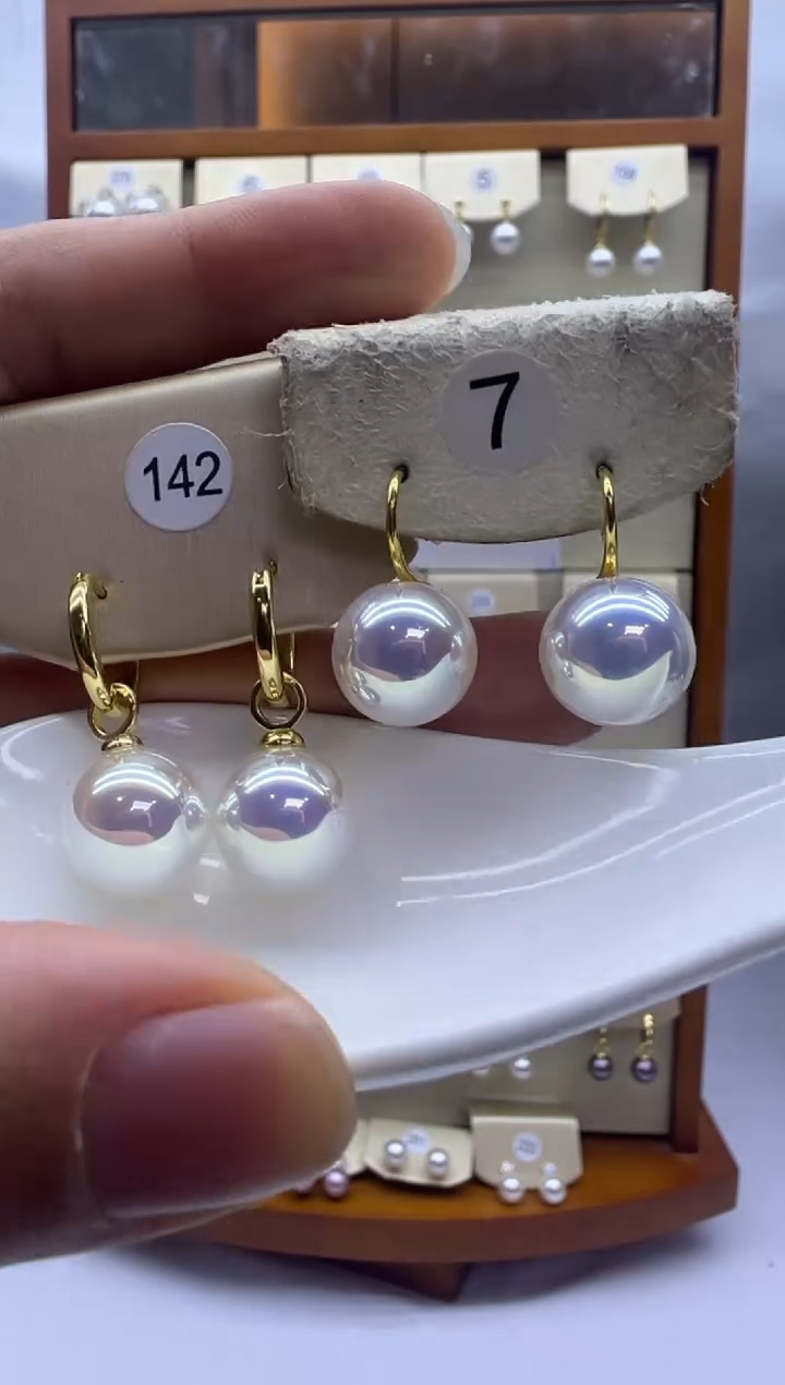 未镶嵌耳饰淡水珍珠142+7