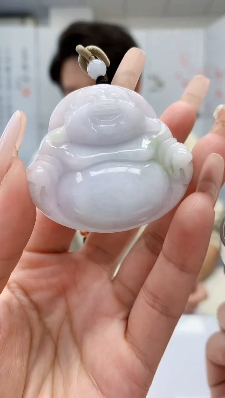 【闪购商品】定制翡翠未镶嵌1502lr-毛货挂件12