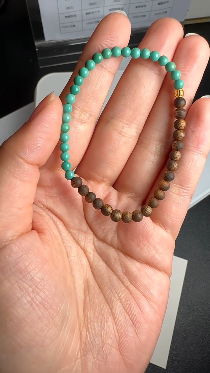 【闪购商品】绿松石手串未镶嵌WY0305045多样性发一