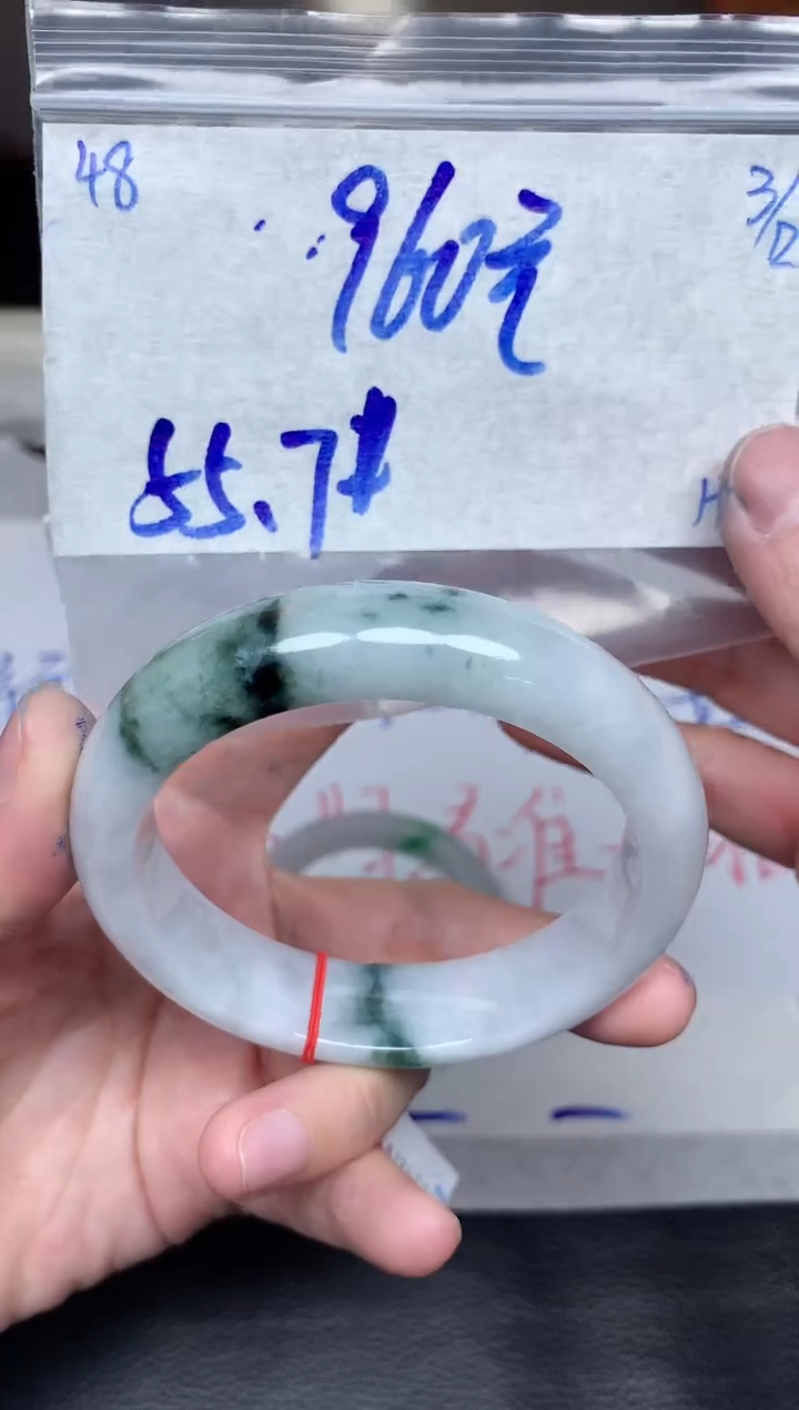 未镶嵌定制翡翠48毛货需精细抛光手镯拍一发一