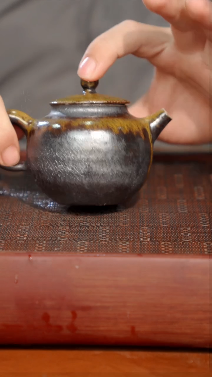 陶瓷奢瓷/瑞寅柴烧茶器（壶）0033微瑕