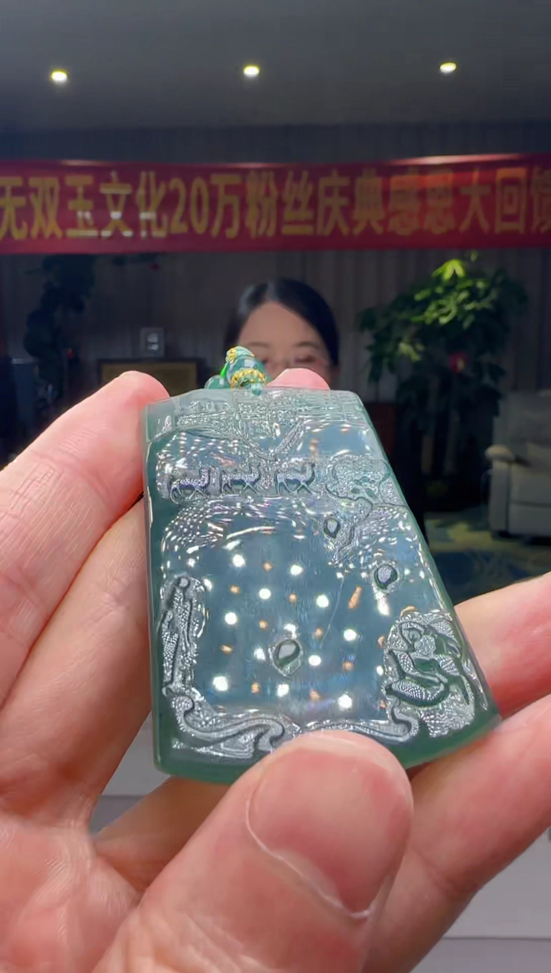 翡翠未镶嵌吊坠(赠链)DY@@960Q3J17381H