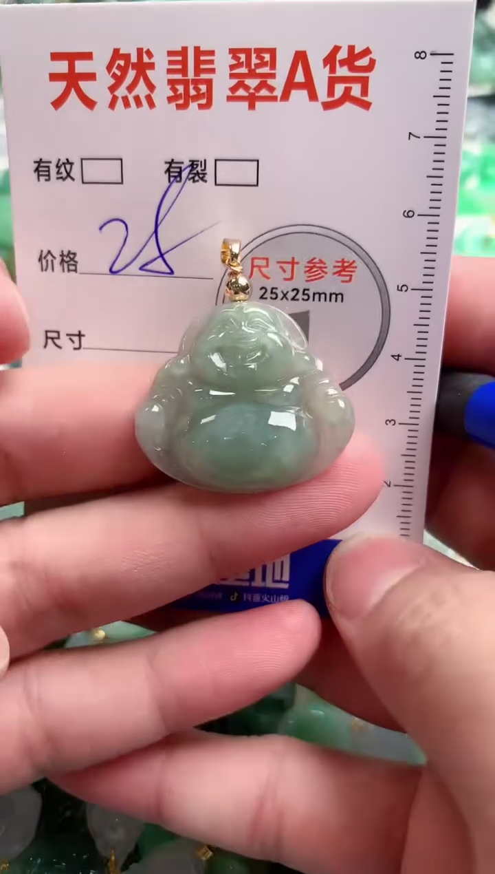 翡翠未镶嵌颈饰23000526