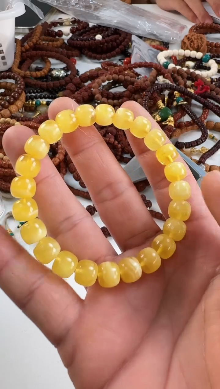 未镶嵌蜜蜡裸石11g-多样性发货发其中一个-288