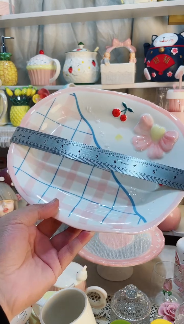 【闪购商品】瓷片菜盘 发货快质量好