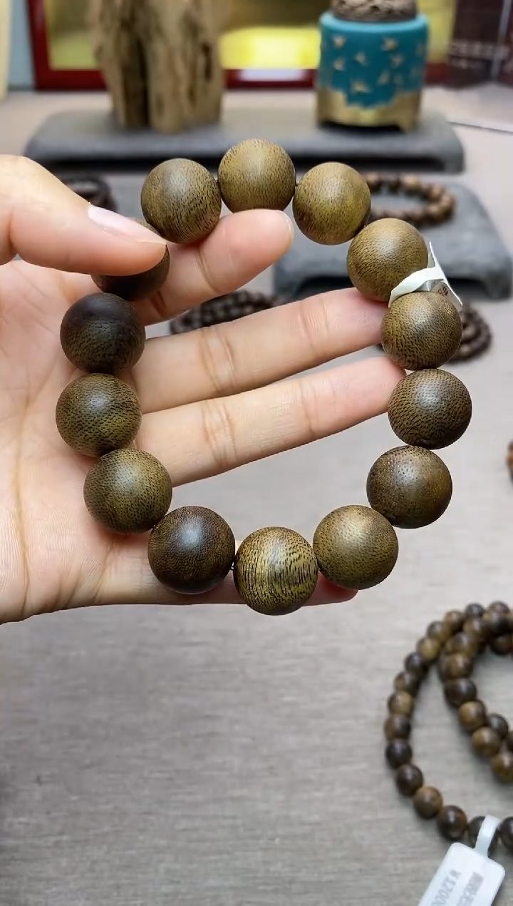 【闪购商品】沉香手串越南芽庄白棋楠1.6单圈沉水