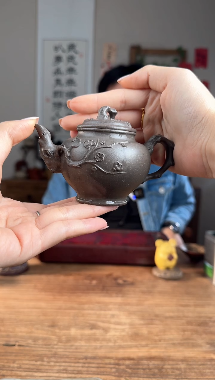 【闪购商品】紫砂茶壶报春   豆碧