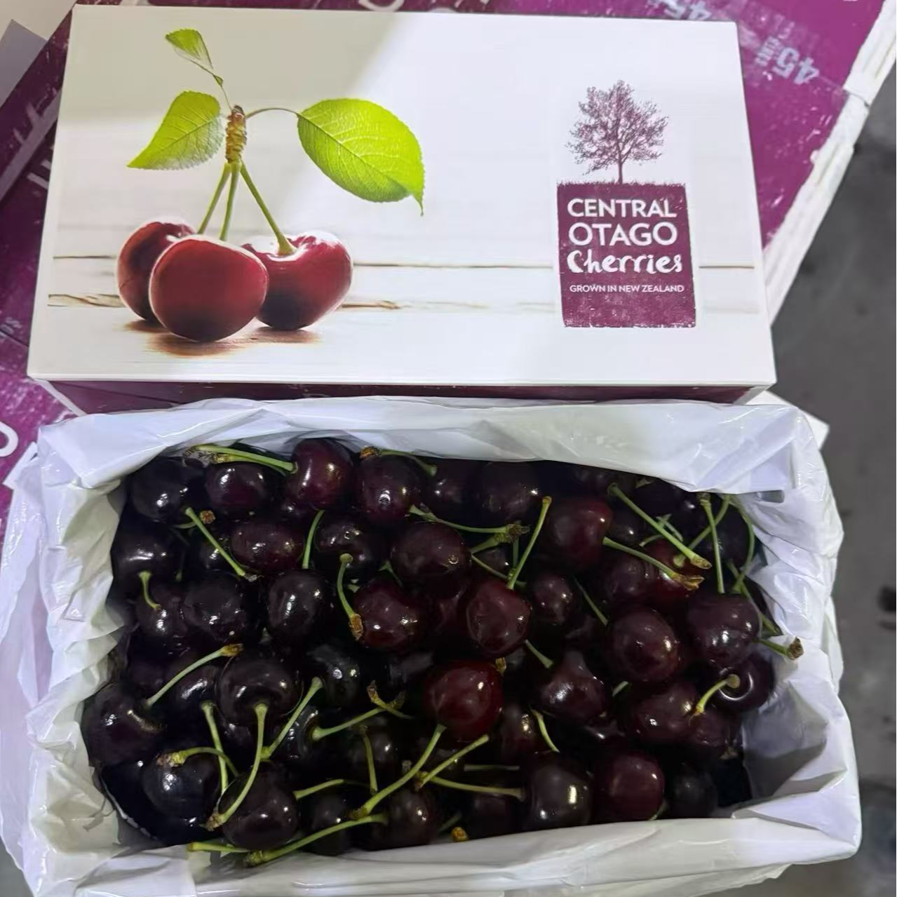 【果然好】空运新西兰车厘子2斤J/2J桑提娜车厘子樱桃内附果径卡