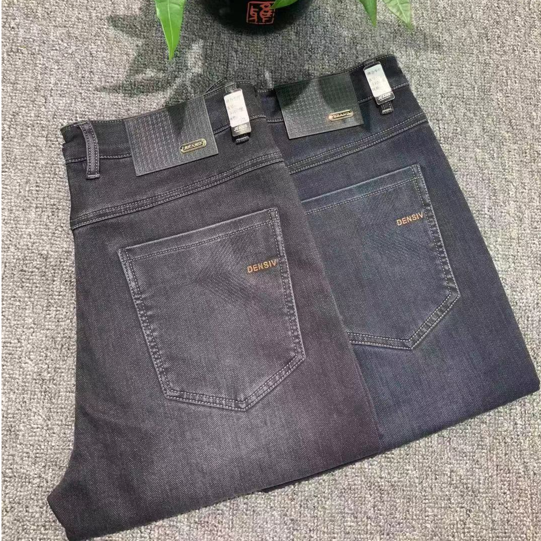 tawpik-2025男秋冬裤子休闲裤男士牛仔轻奢直筒时尚百搭