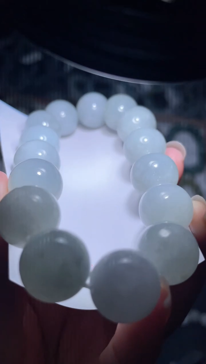 未镶嵌定制翡翠天然缅甸翡翠手串4