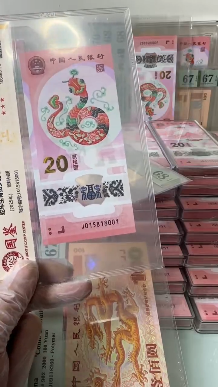 【闪购商品】塑料015818001-蛇钞单张！