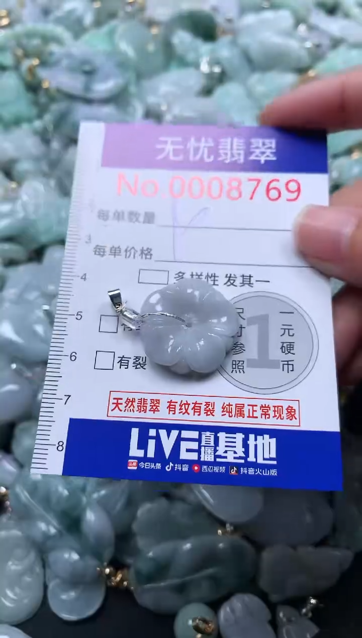 颈饰未镶嵌翡翠8769