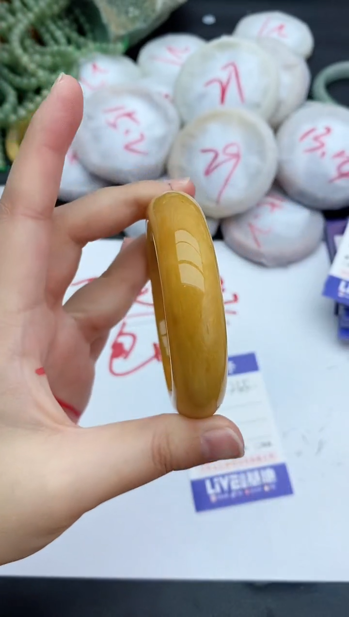 未镶嵌手镯石英质玉235+56.4