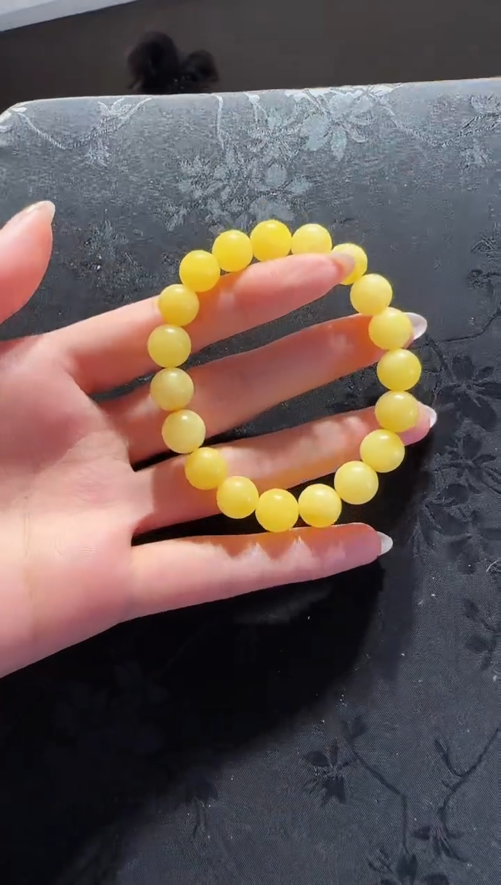 【闪购商品】琥珀手串未镶嵌10mm蜜蜡手串