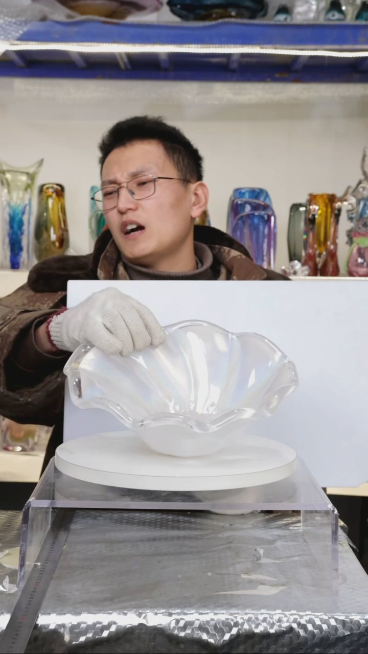 【闪购商品】琉璃【幻彩】宽29精品琉璃正常手工痕迹