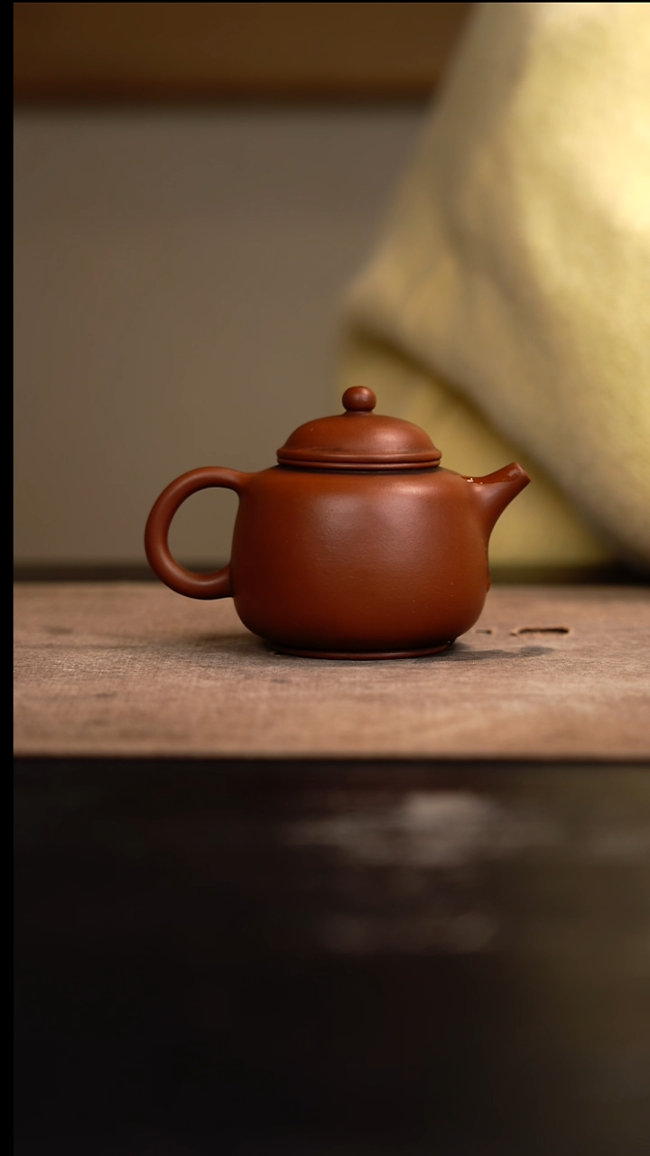 【闪购商品】紫砂茶壶小呆壶红泥135cc