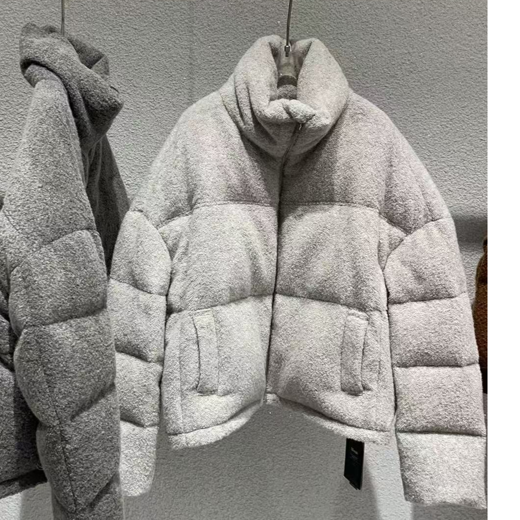 JOSIE CHOW【浅灰色】厚短外套女款。JC8421461