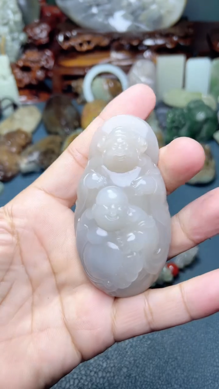 未镶嵌和田玉把件-