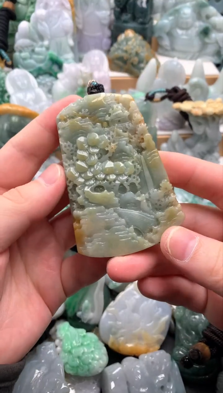 吊坠(不含链)未镶嵌翡翠1