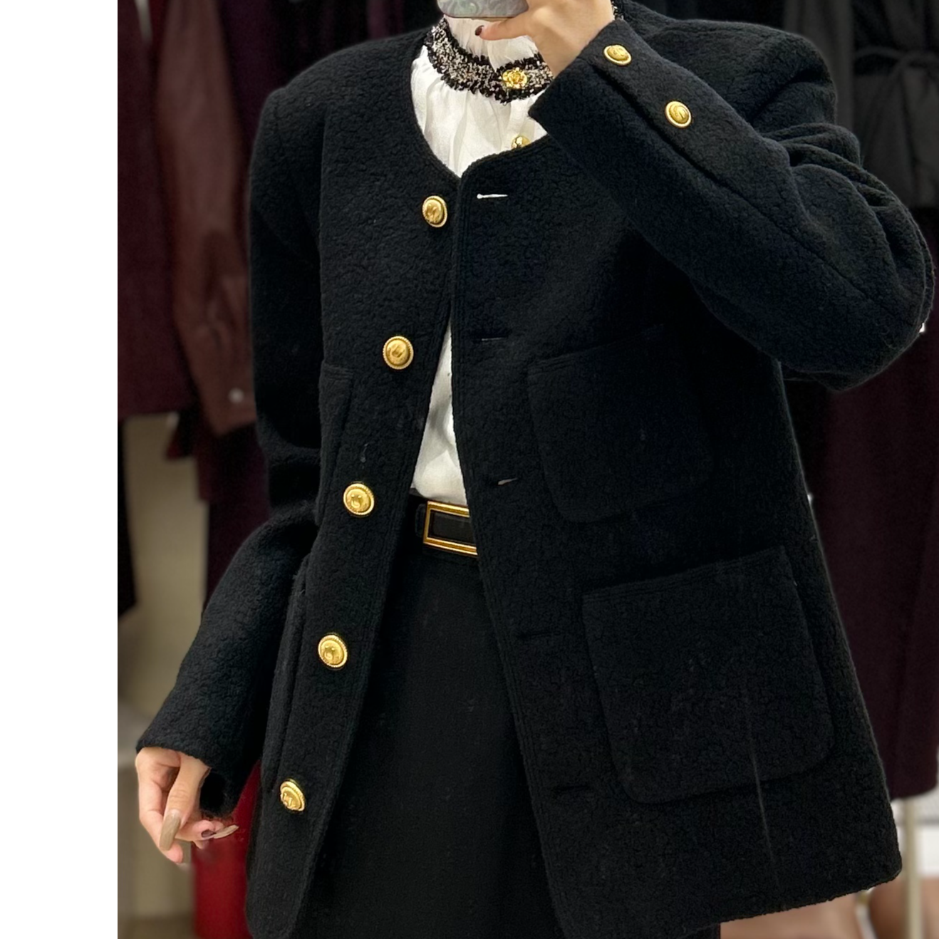 （丫玛-雪鹰）洋气小香风夹克