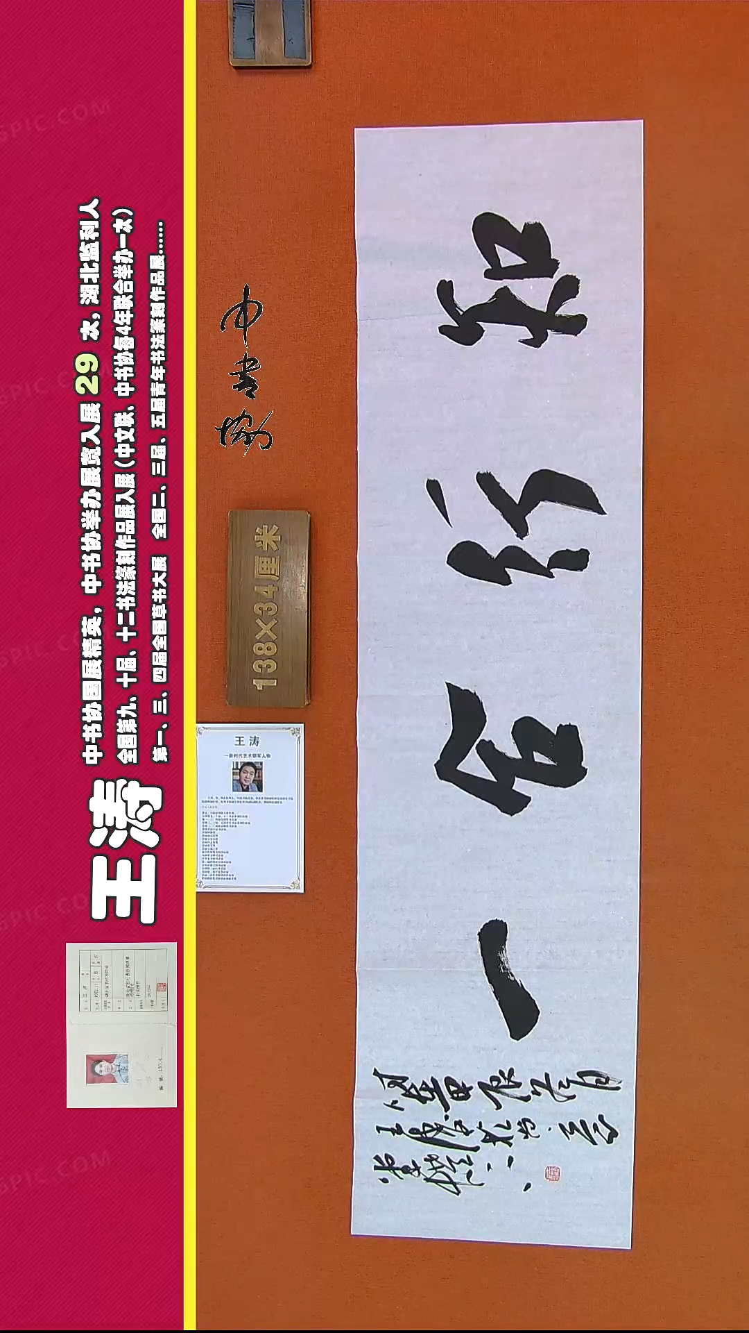 【闪购商品】书法1038中书王涛书法作品