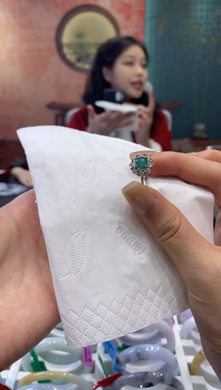 【闪购商品】翡翠戒指合金多人00023