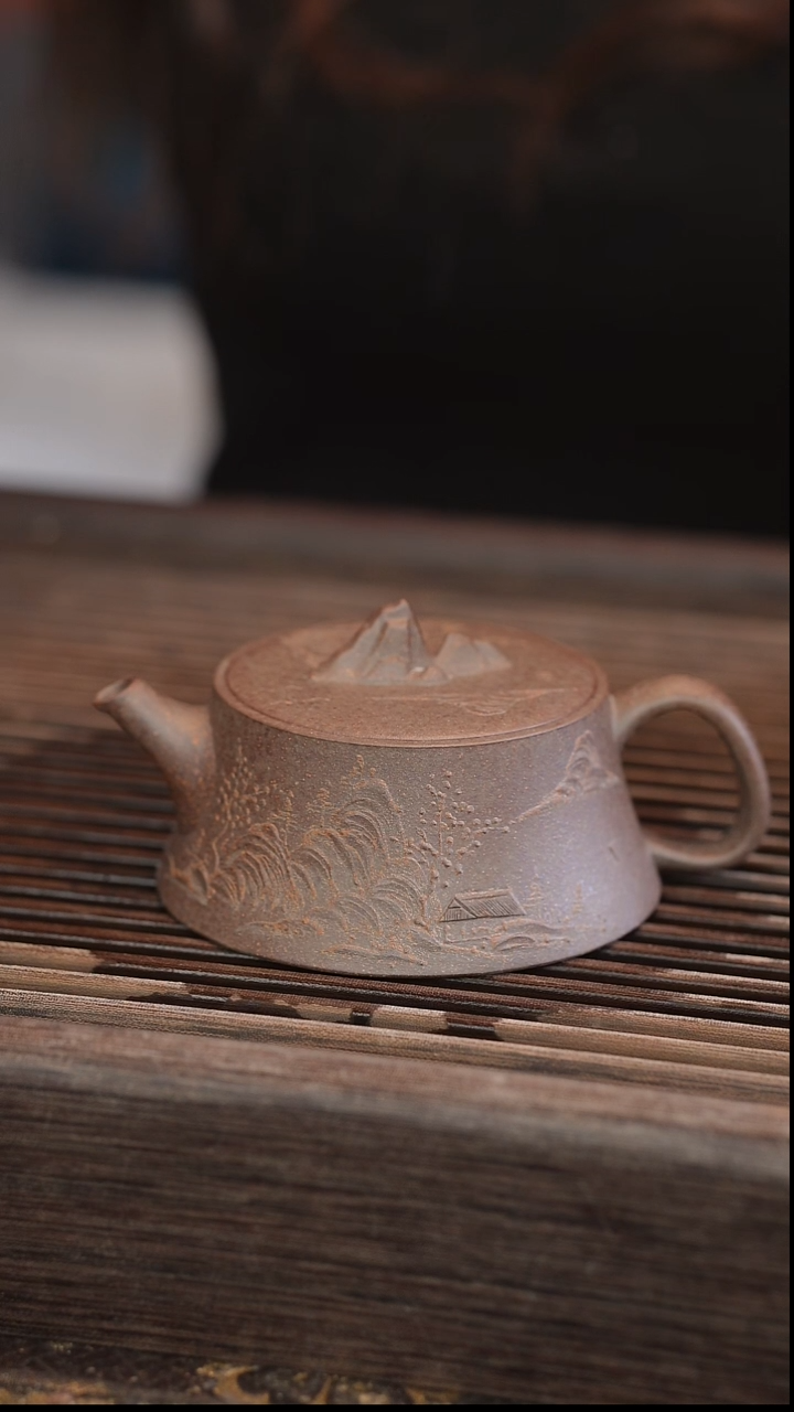 茶壶紫砂風**起宽口   