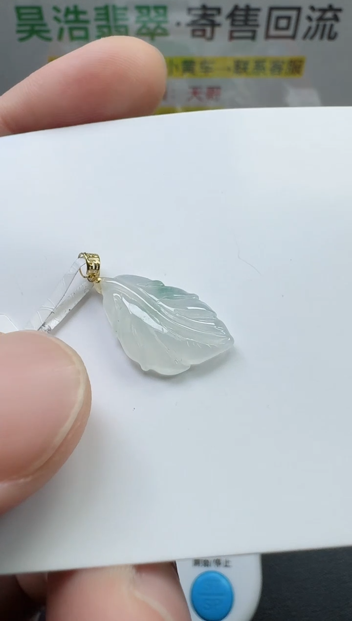 【闪购商品】翡翠颈饰18K金镶嵌寄售回流，不退不换