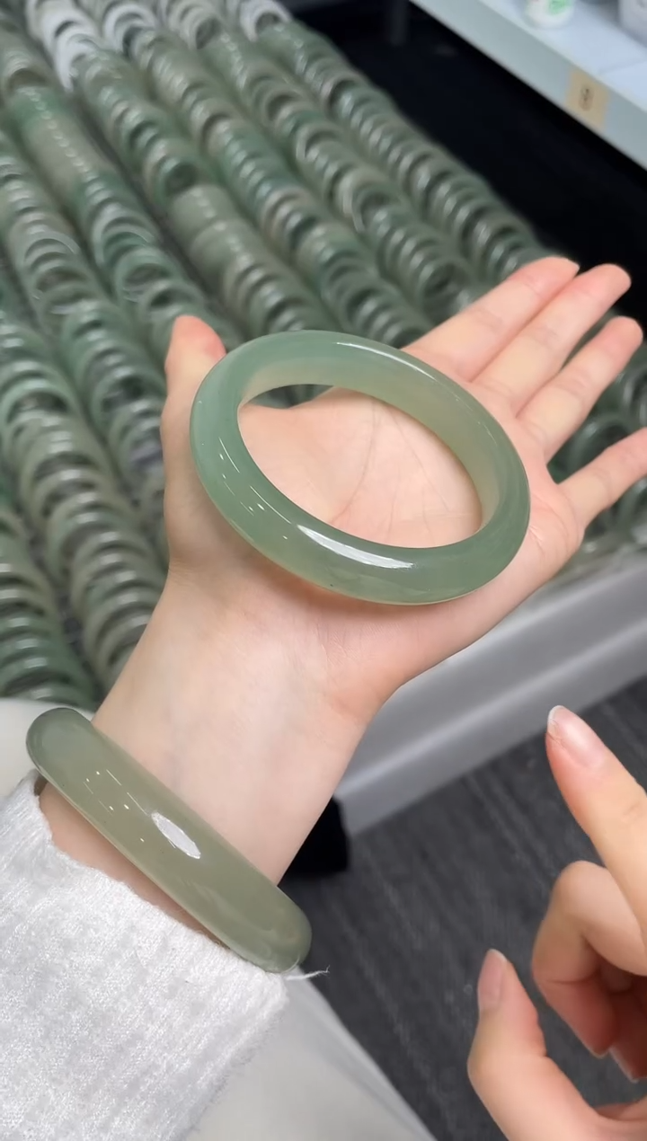 未镶嵌手镯石英质玉2-58.8