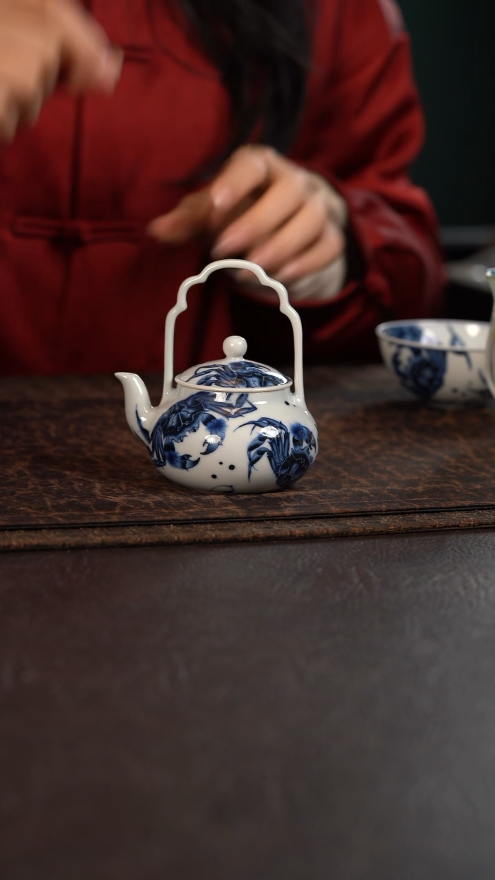 【闪购商品】杯洪印慕明富甲天下提梁壶