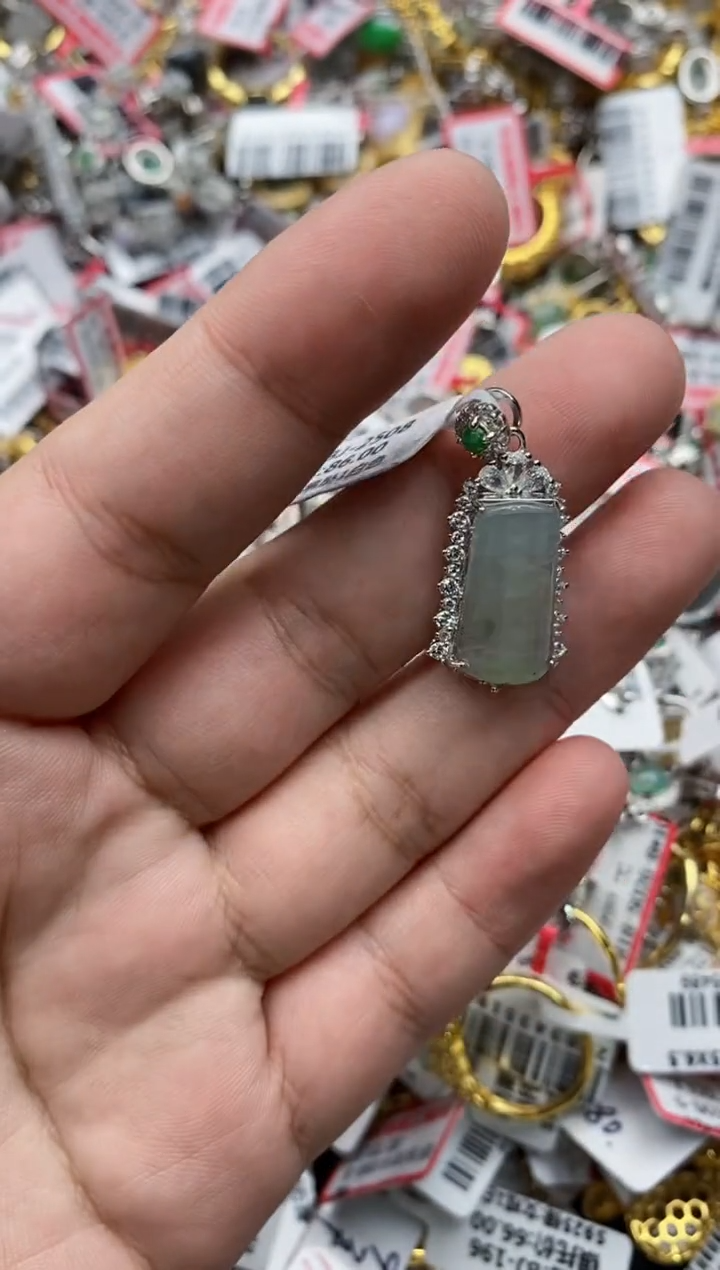【闪购商品】翡翠戒指银S925镶嵌3333---3