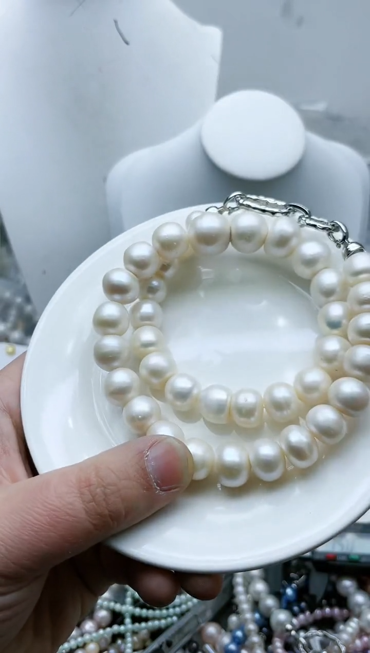 【闪购商品】淡水珍珠颈饰钛钢2