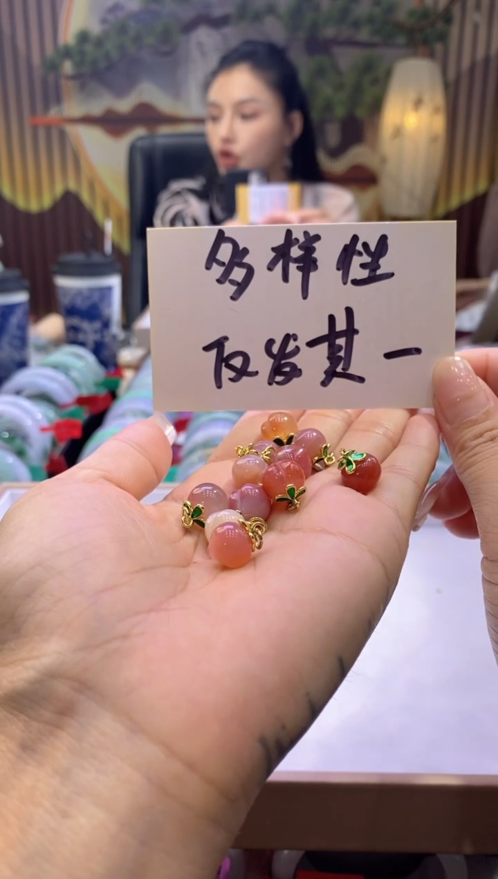 玛瑙/玉髓颈饰合金多样性仅发其一9771