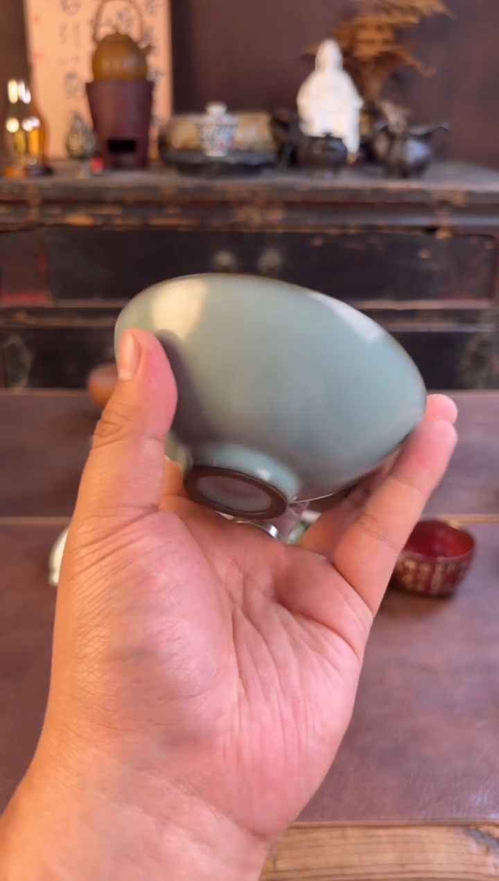 瓷片龙泉铁胎大斗笠啊啊啊啊啊