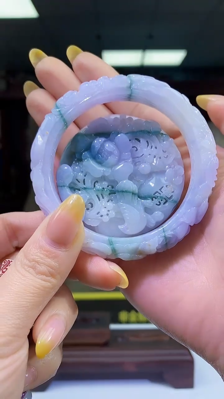 未镶嵌定制翡翠靖05/1126/W/手镯