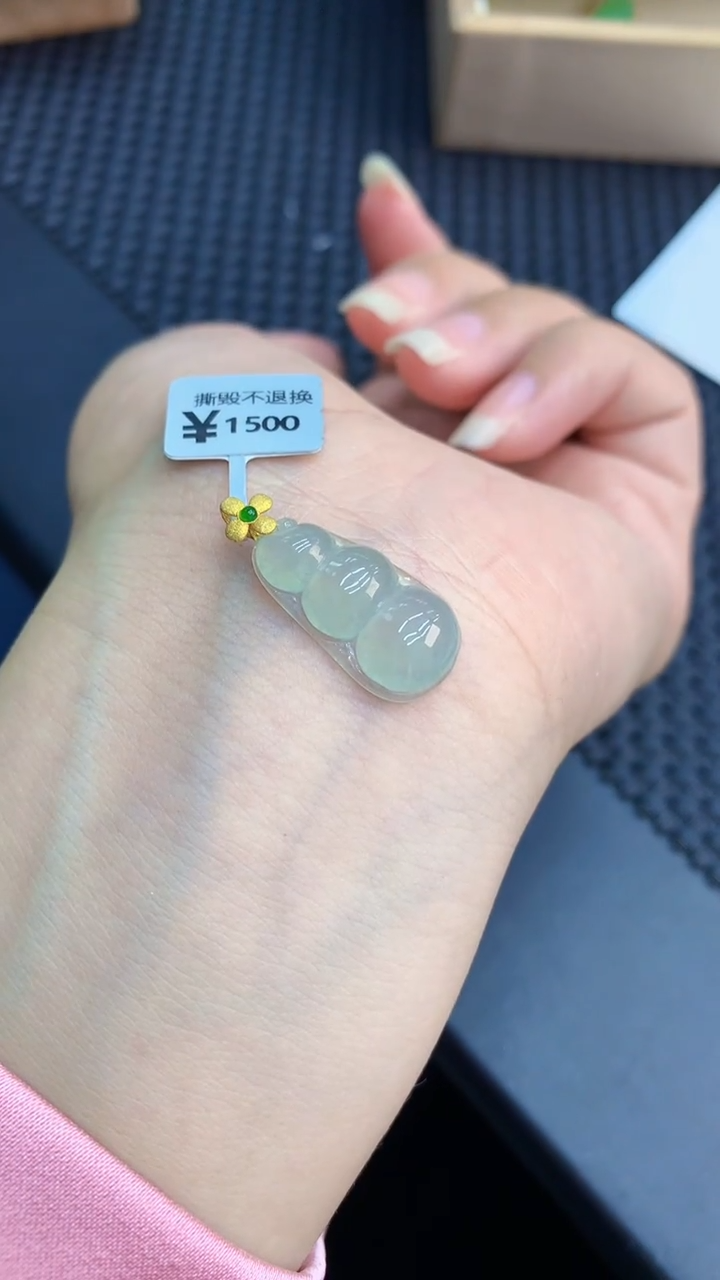 【闪购商品】翡翠颈饰18K金镶嵌            8