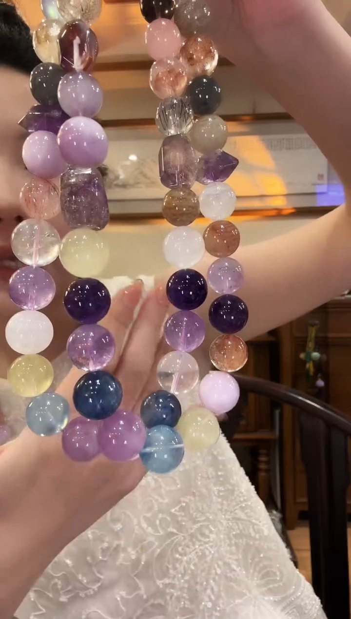 颈饰未镶嵌水晶多样性发其一/17-18