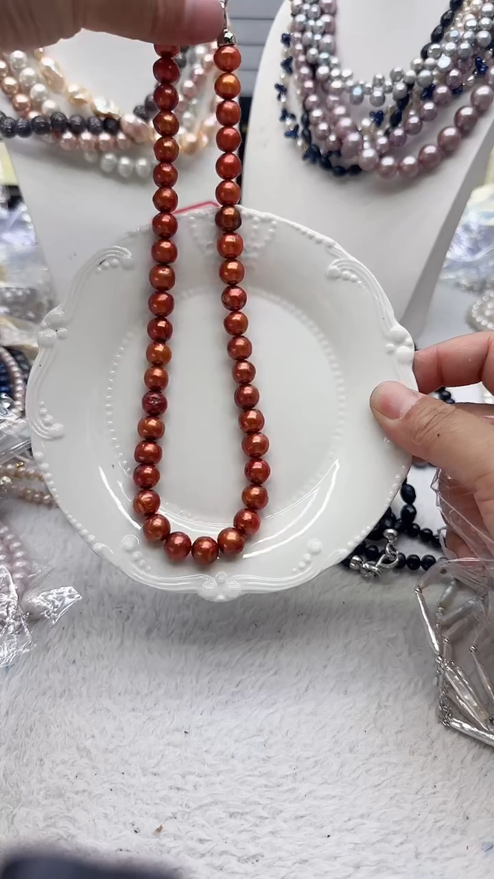 淡水珍珠未镶嵌套链8